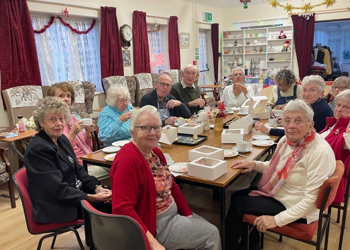 JUST FRIENDS NEWHAVEN members at their Tea Party on 4th December 2023.